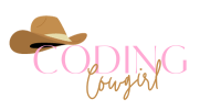 Coding cowgirl logo